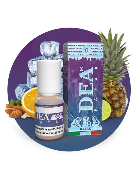 Kayak I Freschissimi Liquido pronto 10 ml Lime Arancia Mandorla e Ghiaccio - DEA Flavor