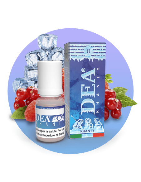 Khanty I Freschissimi Liquido pronto 10ml Frutti Rossi e Ghiaccio - DEA Flavor