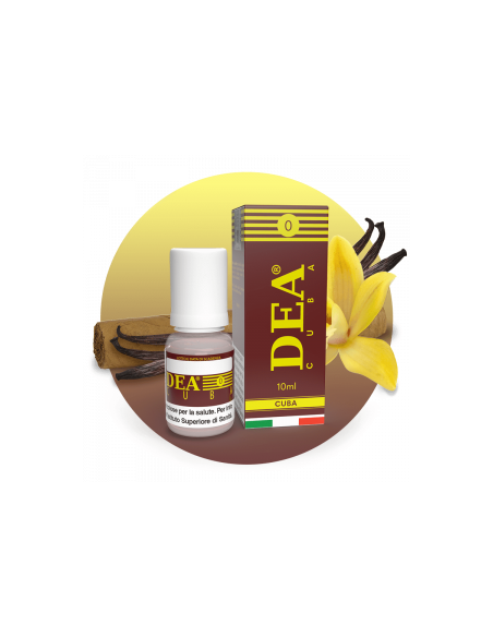 Cuba Liquido pronto 10ml Sigaro Cubano e Vaniglia - DEA Flavor