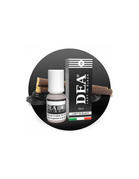 Lady In Black Liquido pronto 10ml Liquirizia - DEA Flavor