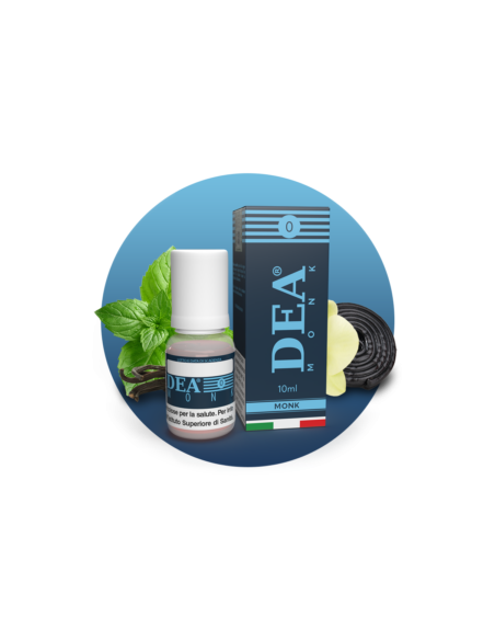 Monk Liquido pronto 10ml Menta Liquirizia e Vaniglia - DEA Flavor