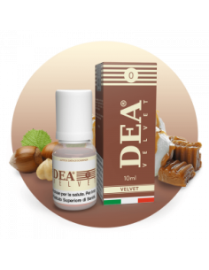 Velvet Liquido pronto 10ml Caramello Nocciola Vaniglia - DEA Flavor