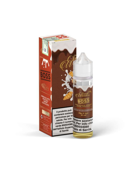 Boss Seven Wonders Mix&Vape 30 ml  - 0mg - 30ml Crema di Nocciola Cioccolato e Wafer - Vaporart