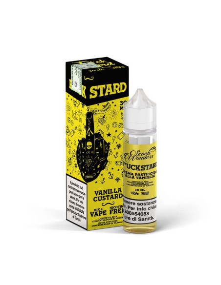 F*ckstard Seven Wonders Mix&Vape 30 ml - 0mg - 30ml Crema Custard - Vaporart