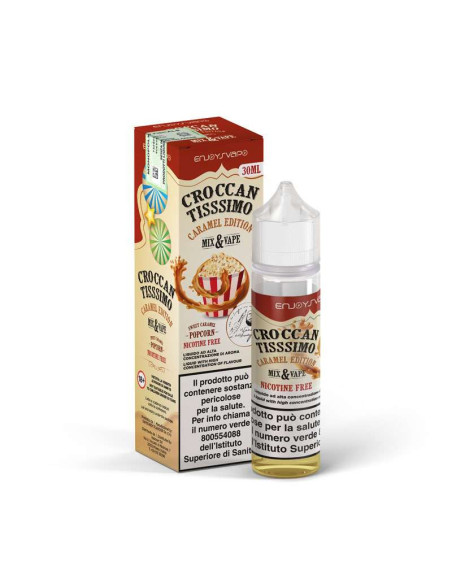 Croccantissimo Caramel Santone Mix&Vape 30 ml - 0mg - 30ml Pop Corn al Caramello - Vaporart