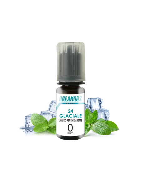 Glaciale No24 Liquido Pronto 10ml Menta Ghiacciata - Dreamods
