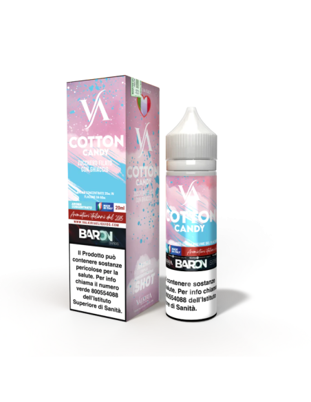 Cotton Candy Aroma Shot 20ml 0mg Zucchero Filato e Ghiaccio - Valkiria (CON TASSELLO)