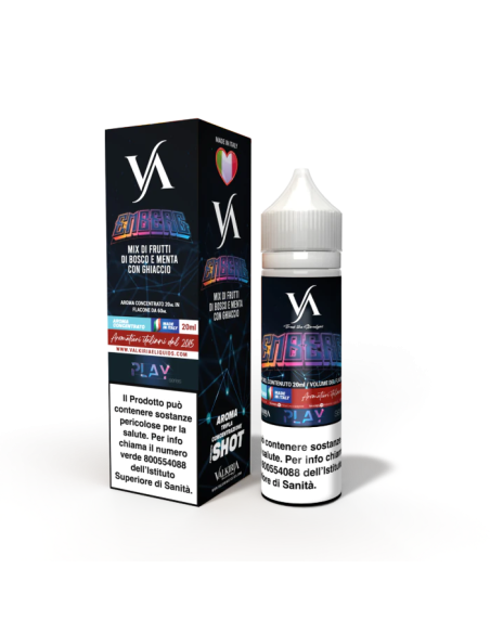 Emberg Play Aroma Shot 20ml 0mg Frutti di Bosco Menta e Ghiaccio - Valkiria (CON TASSELLO)