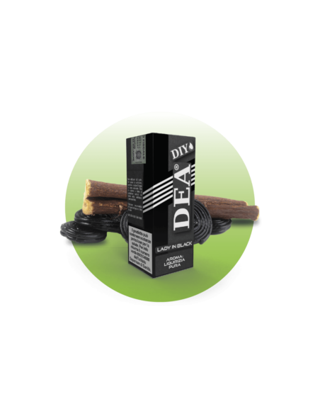 12 Lady in Black DIY Aroma Concentrato 10ml Liquirizia - DEA (CON TASSELLO)