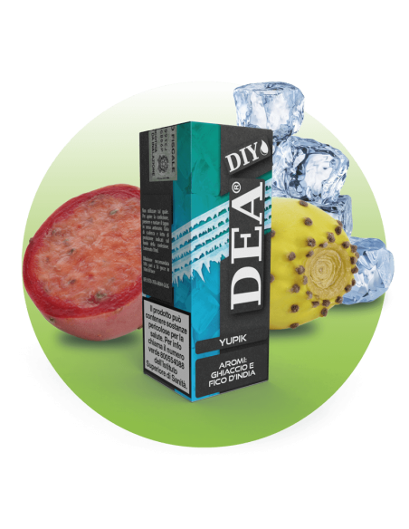 23 Yupik Note Fredde di Fico d'India DIY Aroma Concentrato 10ml Fico d'India e Ghiaccio - DEA (CON TASSELLO)