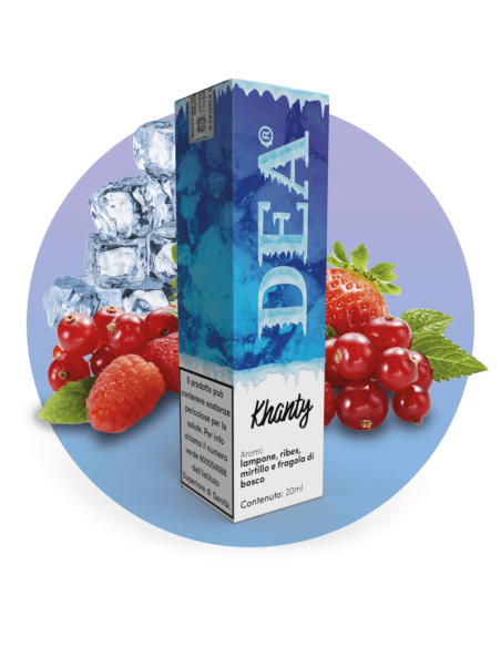 Khanty I Freschissimi Aroma Shot 20ml Frutti Rossi e Ghiaccio - DEA Flavor (CON TASSELLO)