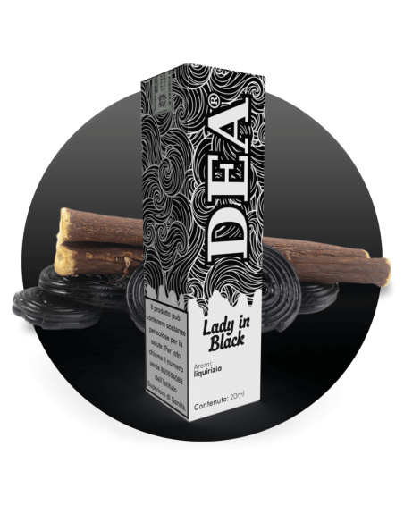 Lady in Black Aroma Shot 20ml Liquirizia - Dea Flavor (CON TASSELLO)
