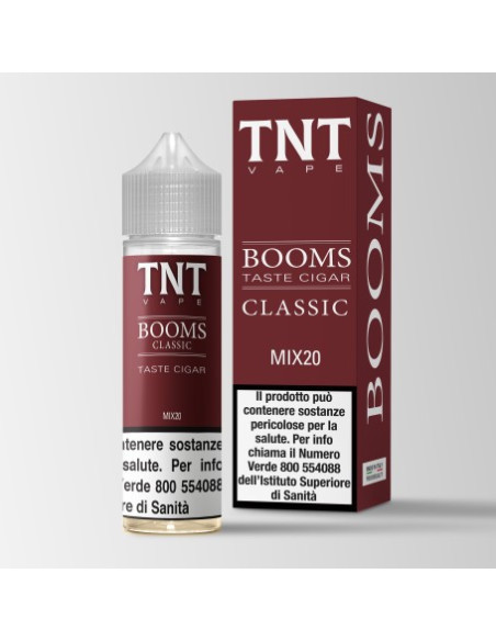 Booms Classic Aroma Shot 20ml 0mg Tabacco da Sigaro e Vaniglia - TnT Vape (CON TASSELLO)
