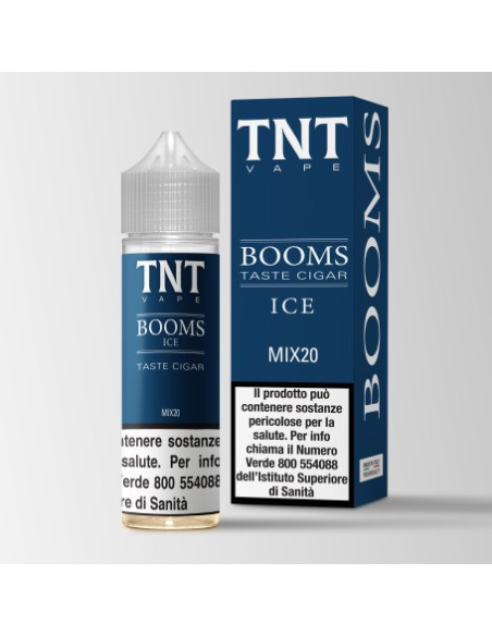 Booms Ice Aroma Shot 20ml 0mg Tabacco da Sigaro e Vaniglia - TnT Vape (CON TASSELLO)