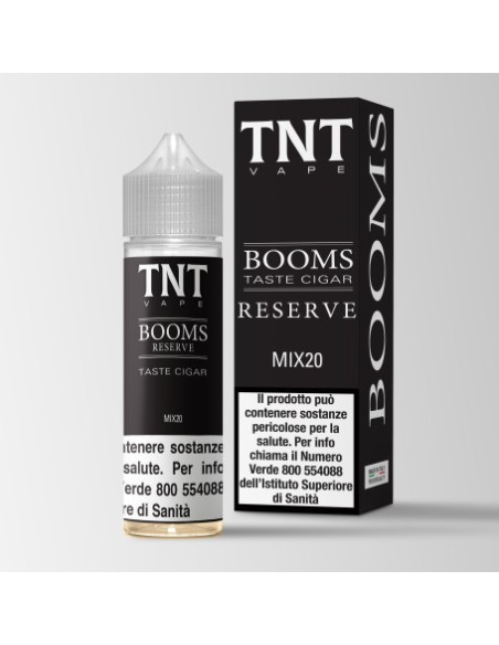 Booms Reserve Aroma Shot 20ml 0mg Tabacco da Sigaro - TnT Vape (CON TASSELLO)