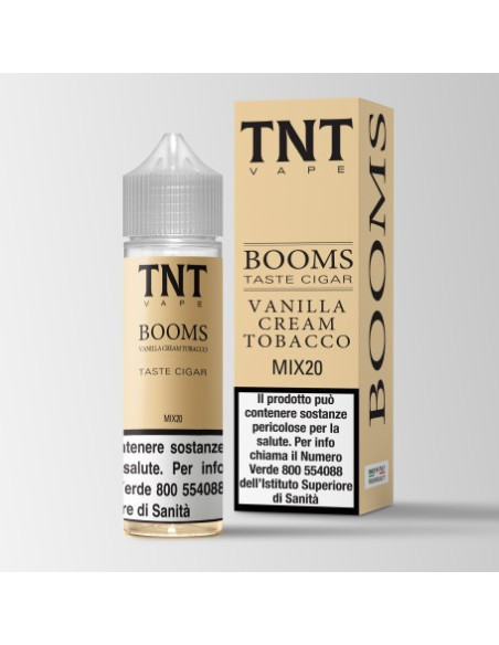 Booms Vanilla Cream Tobacco Aroma Shot 20ml 0mg - TnT Vape (CON TASSELLO)