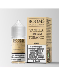 Booms Vanilla Cream Tobacco  Mini Shot Aroma 10+10 Tabacco da Sigaro e Vaniglia  - TNT Vape (CON TASSELLO)