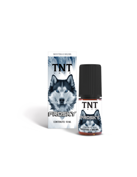 Frosky Liquido pronto 10ml Menta Eucalipto con una Nota Cremosa - TNT Vape