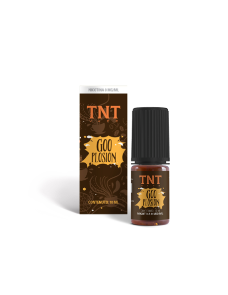 Goo Plosion Liquido pronto 10ml Tabacco Tuscan Caffè Vaniglia e Biscotto  - TNT Vape