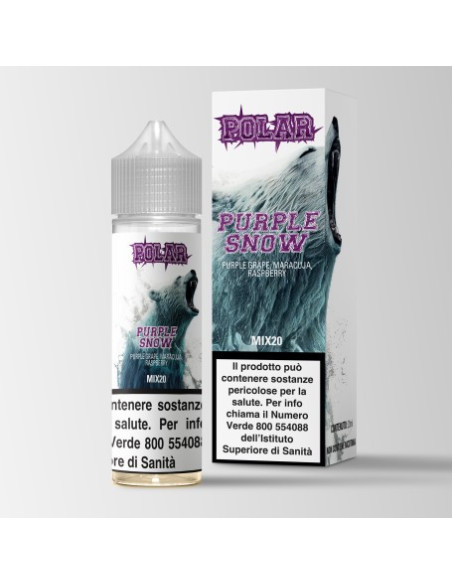 Purple Snow Aroma Shot 20ml 0mg Uva Fragola Lamponi e Passion Fuit - TNT Vape (CON TASSELLO)