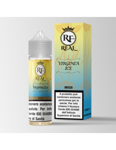 Real Virginia Ice Aroma Shot 20ml 0mg Tabacco Virginia Cioccolato Bianco e Ghiaccio - TNT Vape (CON TASSELLO)