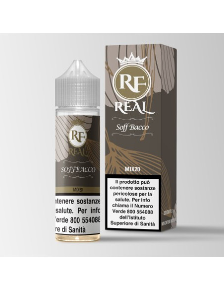 Real Soff Bacco Aroma Shot 20ml 0mg Tabacco Kentucky e Legno - TNT Vape (CON TASSELLO)