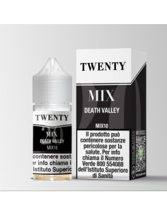 Twenty Mix Death Valley Mini Shot Aroma 10+10 Tabacco Latakia e Sant Andrès  - TNT Vape (CON TASSELLO)