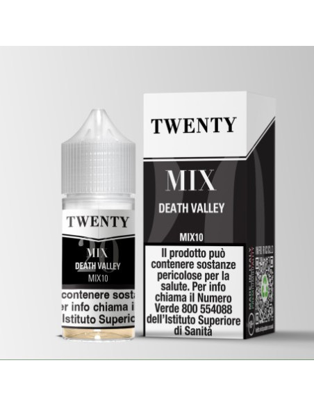 Twenty Mix Death Valley Mini Shot Aroma 10+10 Tabacco Latakia e Sant Andrès  - TNT Vape (CON TASSELLO)