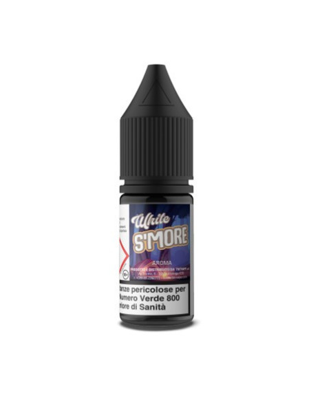 White S'More aroma 10ml 0mg Biscotto Graham Marshmallow e Cioccolato Bianco - TNT Vape (CON TASSELLO)