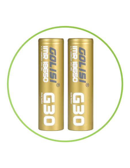 G30 INR - 18650 pin piatto - Golisi