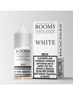 Booms White Aroma Mini Shot 10+10 0mg Booms Classic con Torrone - TnT Vape (CON TASSELLO)