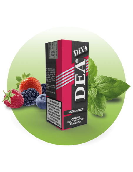 11 Romance DIY Aroma Concentrato 10ml Frutti Rossi Menta - DEA(CON TASSELLO)